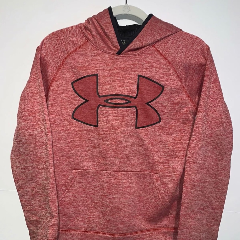 Under Armour Storm Large Logo Red Long Sleeve